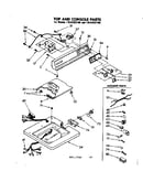 Top and console parts