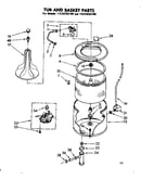 Tub and basket parts