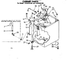 Kenmore 11083252100 cabinet parts diagram