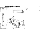 Kenmore 11083252100 miscellaneous parts diagram
