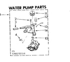 Kenmore 11082252110 water pump parts diagram