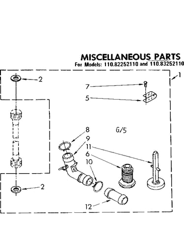 Miscellaneous parts