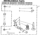 Kenmore 11083261410 miscellaneous parts diagram