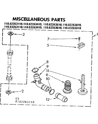 Miscellaneous parts