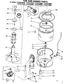 Tub and basket parts