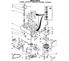 Kenmore 11082270610 drive parts diagram