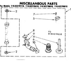 Kenmore 11082270110 miscellaneous parts diagram