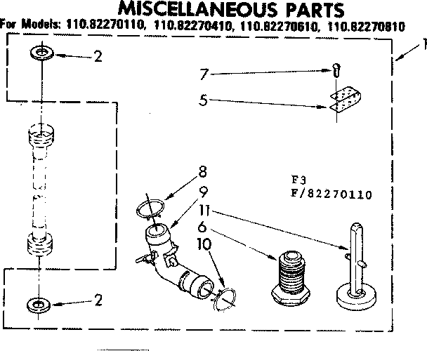 Miscellaneous parts