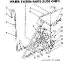 Kenmore 11083270820 water system parts suds only diagram
