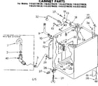 Kenmore 11082270420 cabinet parts diagram