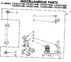 Kenmore 11082271400 miscellaneous parts diagram