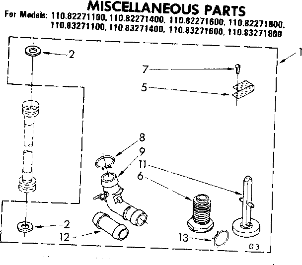 Miscellaneous parts