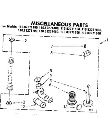 Miscellaneous parts