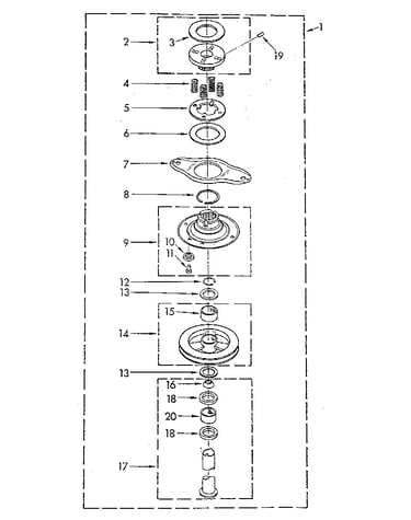 Basket drive and brake