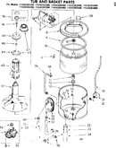 Tub and basket parts