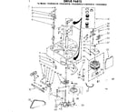 Kenmore 11082283110 drive parts diagram
