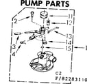 Kenmore 11082283110 pump parts diagram
