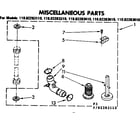 Kenmore 11082283110 miscellaneous parts diagram