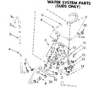 Kenmore 11083283120 water system parts suds only diagram