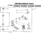 Kenmore 11083283820 miscellaneous parts diagram