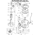 Kenmore 11083283130 tub and basket parts suds only diagram