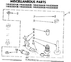 Kenmore 11082283630 miscellaneous parts diagram