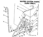 Kenmore 11082360200 water system parts suds only diagram