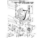 Kenmore 11083360610 drive parts diagram