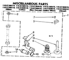 Kenmore 11083360810 miscellaneous parts diagram