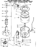 Tub & basket parts suds only