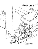 Water pump parts suds