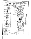 Tub and basket parts non-suds only