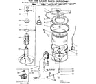 Kenmore 11083371200 tub and basket parts suds only diagram