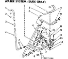 Kenmore 11083371300 water system suds only diagram