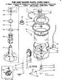 Tub and basket parts suds only