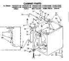 Kenmore 11083371110 cabinet parts diagram