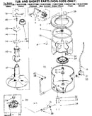 Tub and basket parts non-suds only