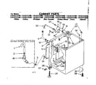 Kenmore 11082372800 cabinet parts diagram