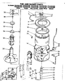 Tub and basket parts