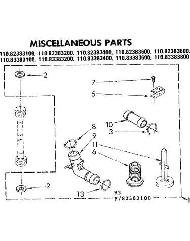 Miscellaneous parts