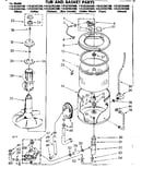 Tub and basket parts