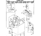 Kenmore 11083392300 cabinet parts diagram