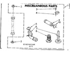 Kenmore 11083392700 miscellaneous parts diagram