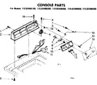 Kenmore 11082406400 console parts diagram