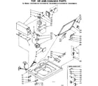 Kenmore 11082406810 top lid and coin box parts diagram