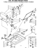 Top lid and coin box parts