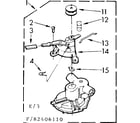 Kenmore 11082406410 water pump parts diagram