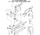 Kenmore 11082406820 top lid and coinbox parts diagram