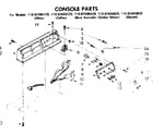 Kenmore 11082406820 console parts diagram