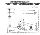 Kenmore 11082406120 miscellaneous parts diagram